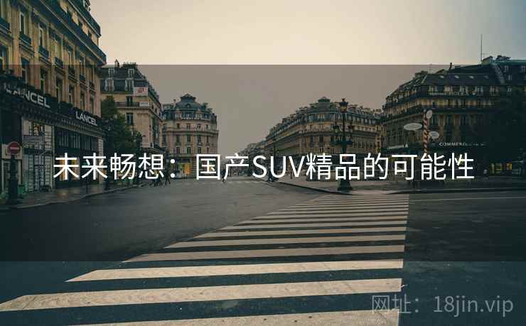 未来畅想:国产SUV精品的可能性 未来畅想:国产SUV精品的可能性